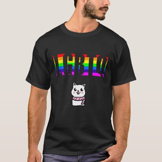 Ally Pride LGBTQ Equality Rainbow Lesbian Gay Tran Tシャツ (正面)