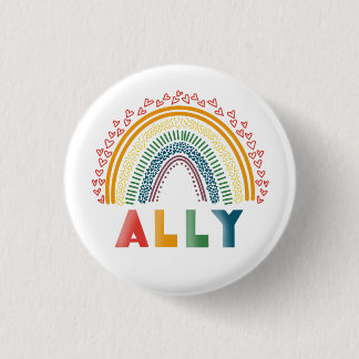 Ally Rainbowボタン 缶バッジ
