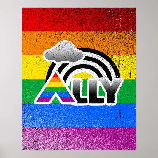 ALLY RAINBOW -.png ポスター (正面)
