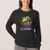 Allysaurus Dinosaur Funny Dino Graphic Ally Equali Tシャツ (正面)