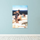 Alma-Tadema Classical Art Canvas Print Home Decor  キャンバスプリント (インサイチュ (ウッドフロア))