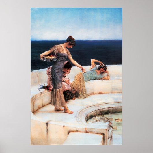 ALma-Tadema Classical Art Print Poster Home Decor  ポスター (正面)
