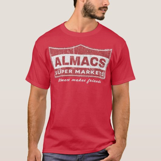 Almacs Super Market T-Shirt - Retro Mens & Womens Tシャツ (正面)