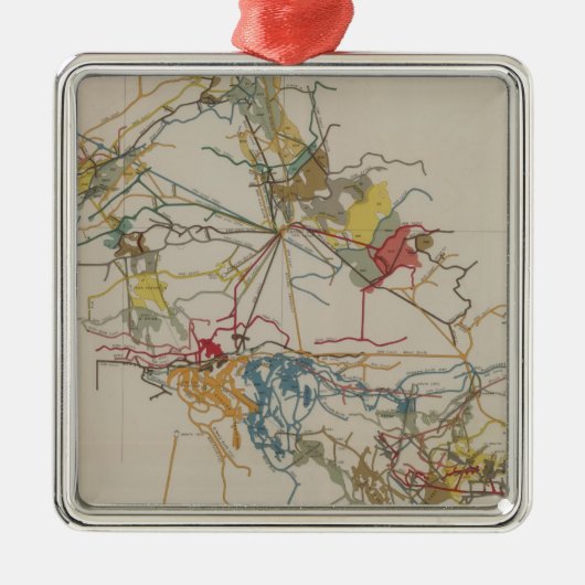 Almaden新しい鉱山の計画 メタルオーナメント (正面)