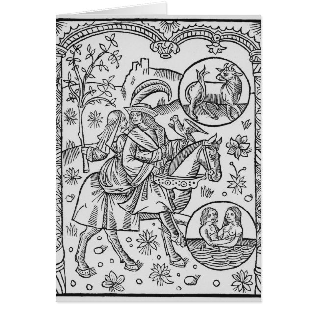 「Almanach des Bergers」からの5月、1491年 (正面)