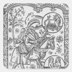 「Almanach des Bergers」からの5月、1491年 スクエアシール