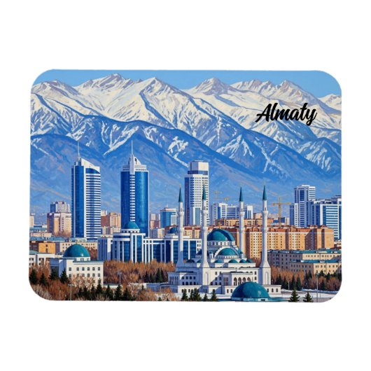 Almaty Kazakhstan Travel  マグネット (横)