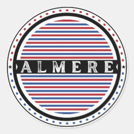 Almere City Pride Emblem – Dutch Identity ラウンドシール