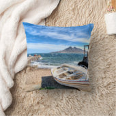 Almería、La Isleta Delモロ| 3月Mediterráneo クッション (ブランケット)