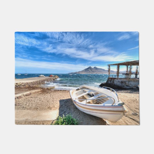 Almería、La Isleta Delモロ| 3月Mediterráneo ドアマット (正面)