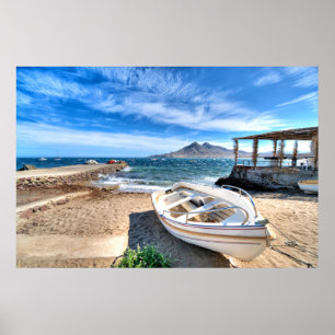 Almería、La Isleta Delモロ 3月Mediterráneo ポスター