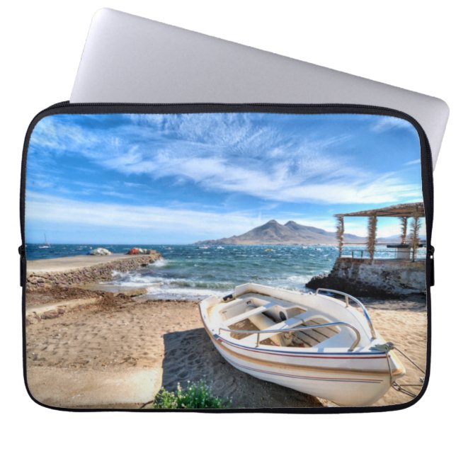 Almería、La Isleta Delモロ| 3月Mediterráneo ラップトップスリーブ (正面)