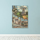 Almo, IdahoLarge Letter ScenesAlmo, ID キャンバスプリント (インサイチュ (ウッドフロア))