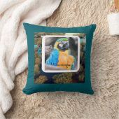 Almofada 40,6 cm x 40,6 cm Arara クッション (ブランケット)