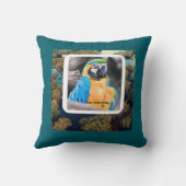 Almofada 40,6 cm x 40,6 cm Arara クッション (裏面)