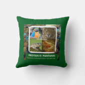 Almofada 40,6 cm x 40,6 cm Decore - Pantanal クッション (裏面)