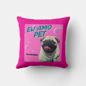 Almofada 40,6 cm x 40,6 cm Pet Pink クッション (裏面)