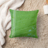 Almofada bananeira gotas de chuva refletindo céu クッション (ブランケット)