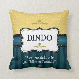 Almofada Batizado Dindo 01 クッション