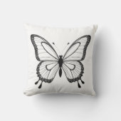 Almofada Branca Borboleta クッション (正面)