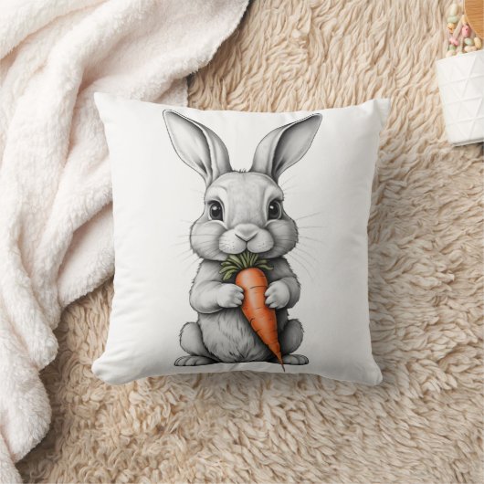 Almofada Coelho com Cenoura クッション (ブランケット)