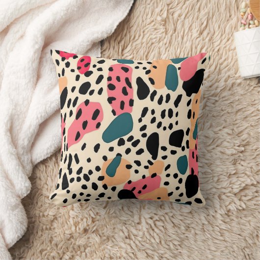 Almofada Colorful Animal Print 10 クッション (ブランケット)
