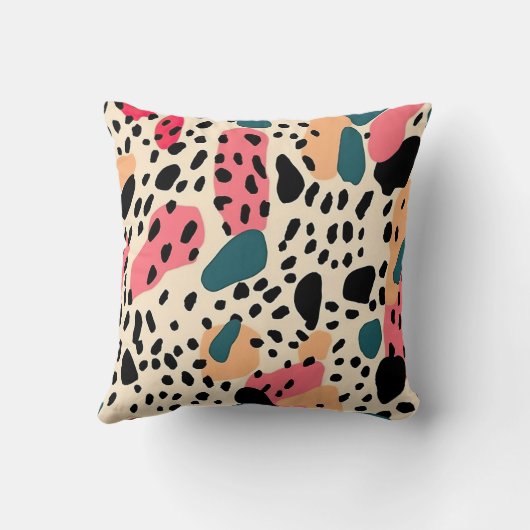 Almofada Colorful Animal Print 10 クッション (裏面)