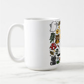 Almofada com estampa fofa de Halloween コーヒーマグカップ (左)