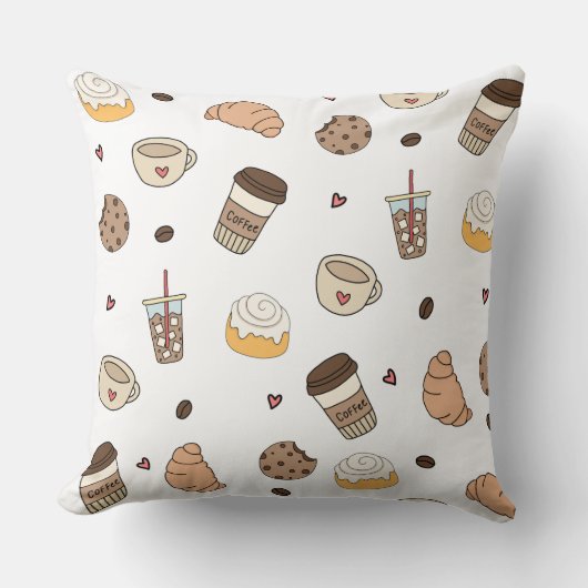 Almofada decorativa coffee lovers  クッション (正面)