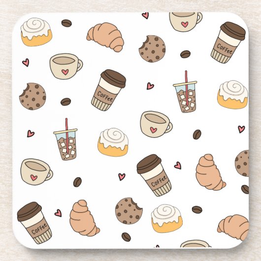 Almofada decorativa coffee lovers  コースター (正面)