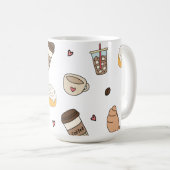 Almofada decorativa coffee lovers  コーヒーマグカップ (正面右)