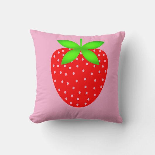 almofada estampada morango クッション (正面)