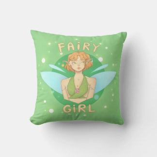 almofada fada, fairy girl クッション