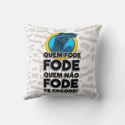Almofada Fe Amo Dinofauro クッション (裏面)