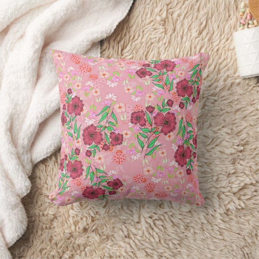 almofada flores e joaninhas クッション (ブランケット)