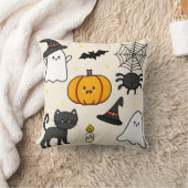 Almofada fofa com desenho Happy Halloween クッション (ブランケット)