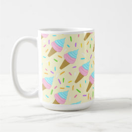 Almofada fofa com estampa contínua de sorvetes コーヒーマグカップ