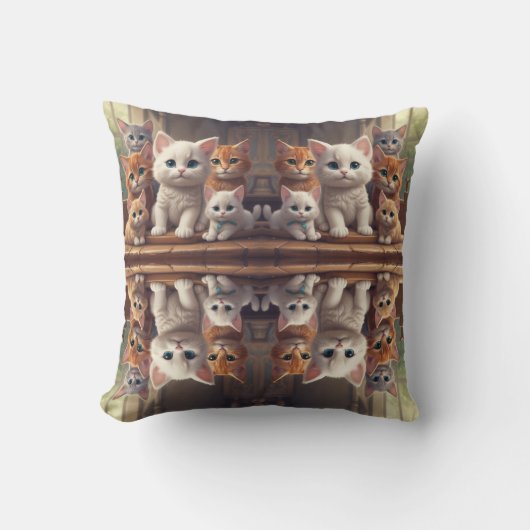 almofada gatinhos クッション (正面)