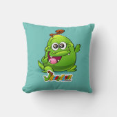 Almofada Jacarelvis e amigos クッション (正面)