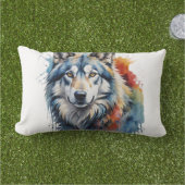 almofada lobo アウトドアクッション (芝生)
