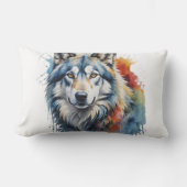 almofada lobo アウトドアクッション (正面)