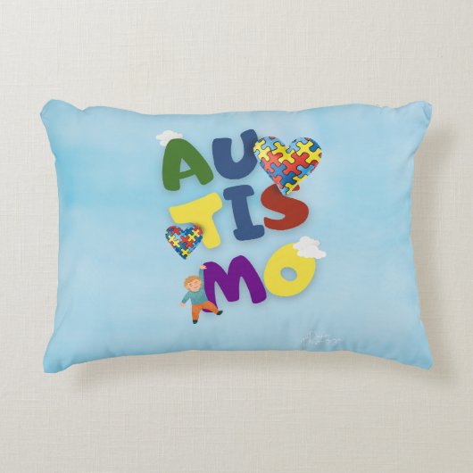 Almofada Mãe de Autista アクセントクッション (正面)