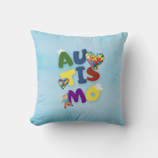 Almofada Mãe de Autista クッション (正面)