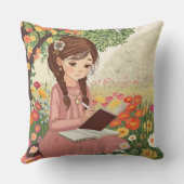 almofada Menina no Jardim クッション (裏面)