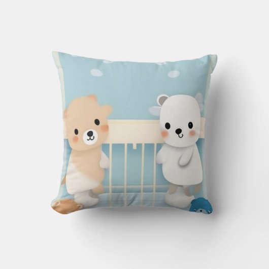 Almofada Para Bebê Ursinhos クッション (正面)