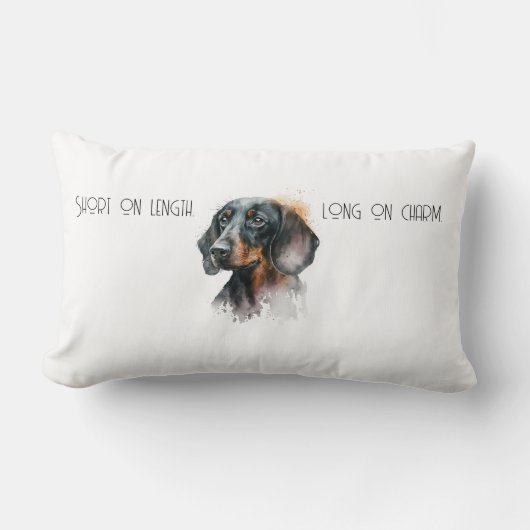 Almofada | Pillow Dachshund ランバークッション (正面)