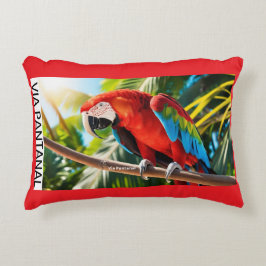 Almofada Poliéster Escovado Arara アクセントクッション