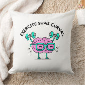 Almofada Poliéster Exercite Suas Curvas クッション (ブランケット)