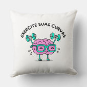 Almofada Poliéster Exercite Suas Curvas クッション (裏面)