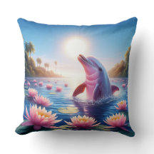 almofada quadrada com tema lendas do boto